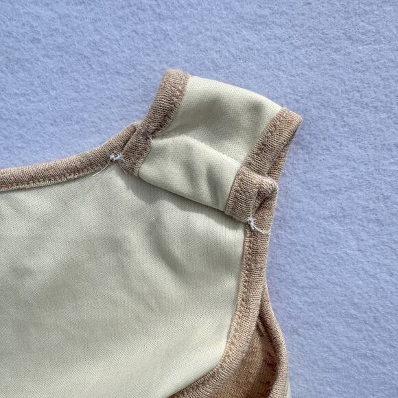 Ryu Small Tan & Cream Boho Dress or Tunic - Picture 6 of 7